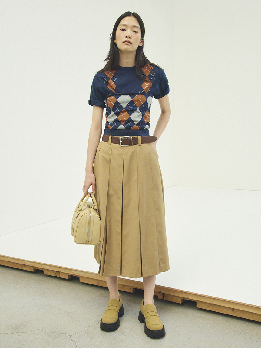 アーガイルニットチューブトップ(ニット)｜トップス｜Mila Owen（ミラ