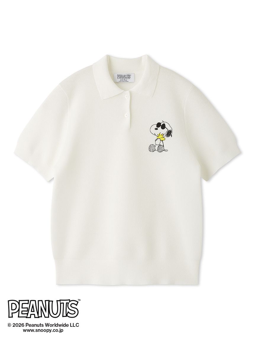 PEANUTS】刺繍ポロニットトップス(ニット・セーター)｜トップス｜Mila