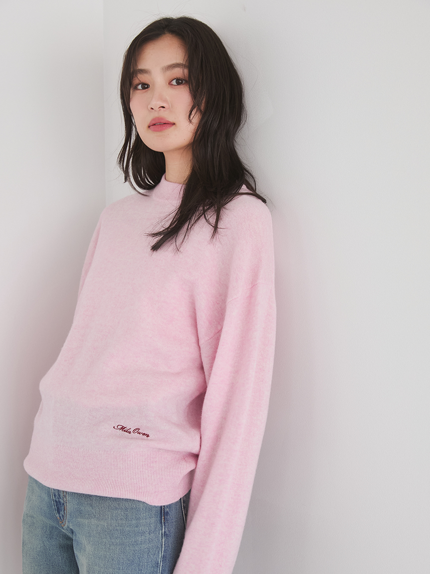 wool100％CNベーシックニットトップス(ニット・セーター)｜トップス