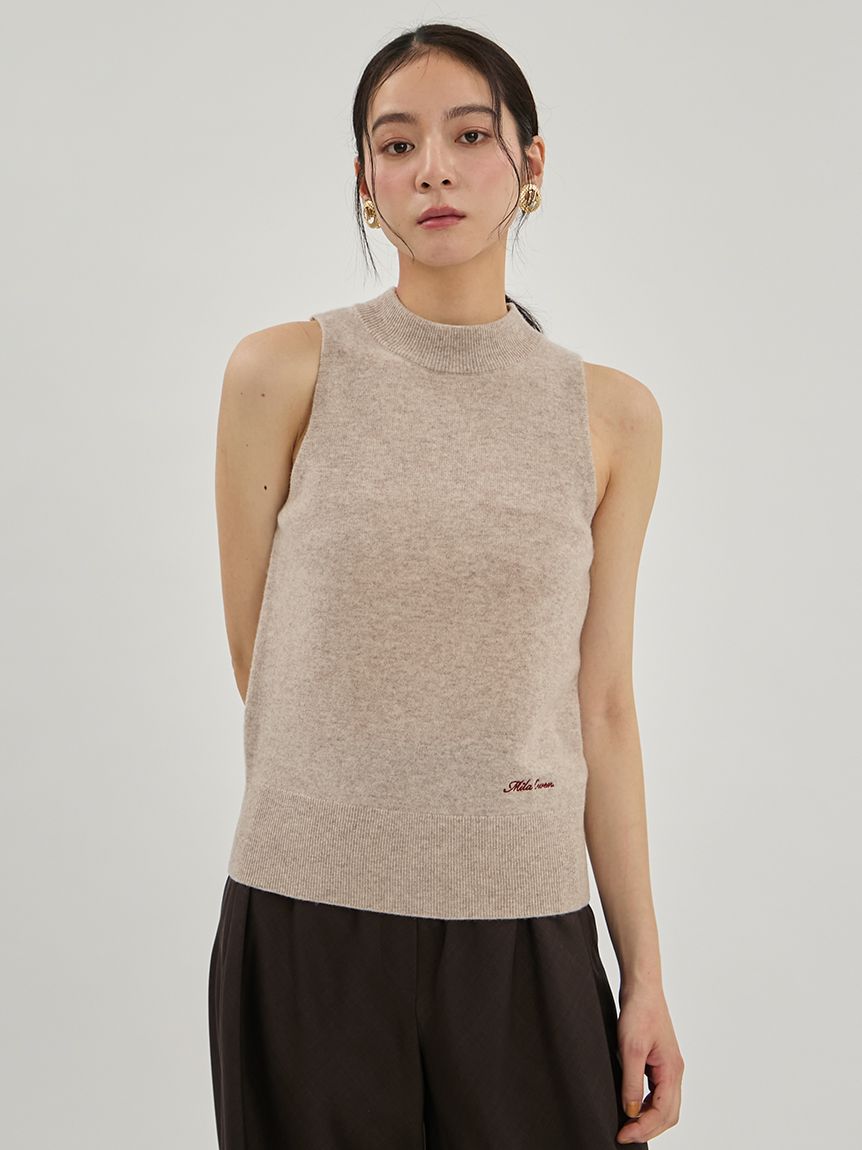 wool100％アメスリタンクニットトップス(ニット・セーター)｜トップス