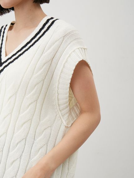 チルデンニットベスト(ニット)｜トップス｜Mila Owen（ミラオーウェン