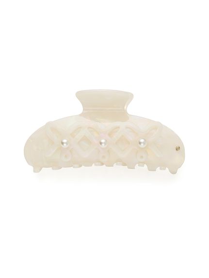 ヘアクリップL ハートパール(ヘアアクセサリー)｜グッズ│MUCHA
