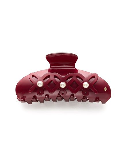 ヘアクリップL ハートパール(ヘアアクセサリー)｜グッズ│MUCHA