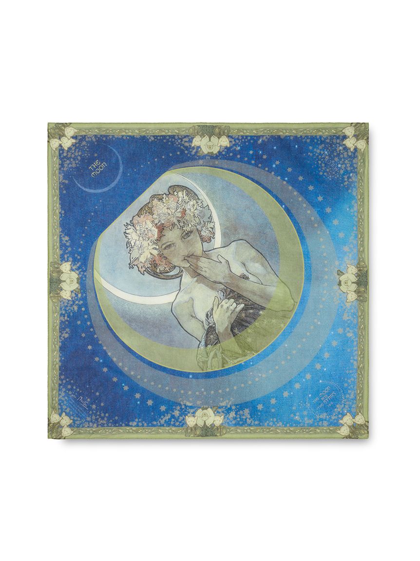 ハンカチ 月と星(ハンカチ・ハンドタオル)｜グッズ│MUCHA（ミュシャ
