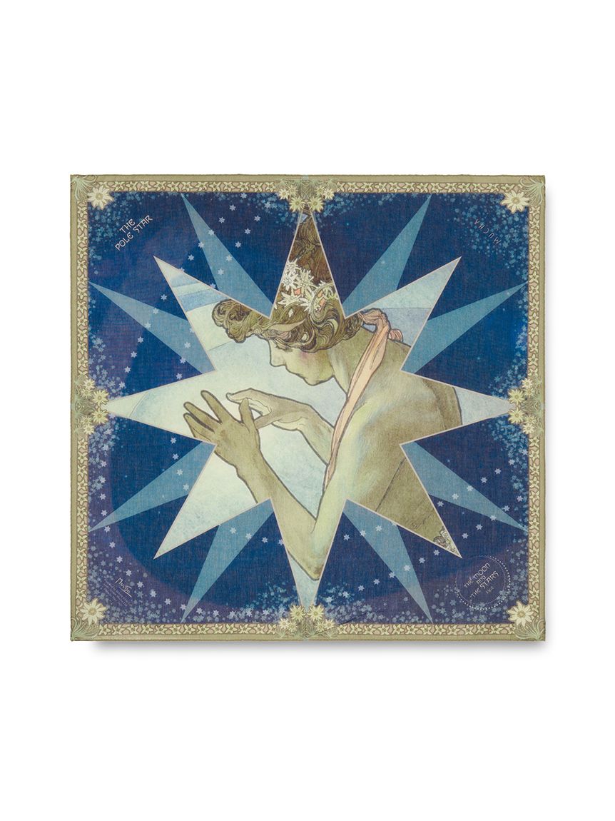 ハンカチ 月と星(ハンカチ・ハンドタオル)｜グッズ│MUCHA（ミュシャ