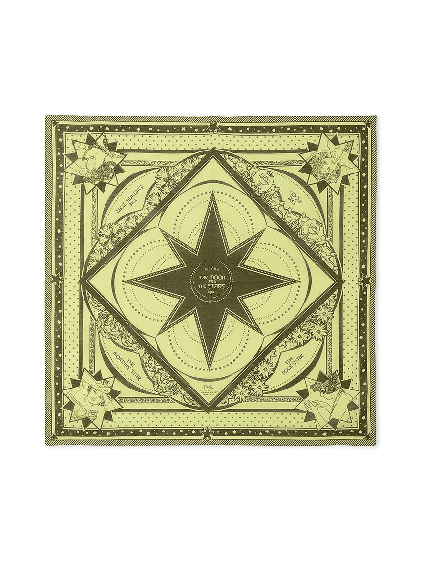 バンダナ 月と星(スカーフ)｜グッズ│MUCHA（ミュシャ）の通販サイト