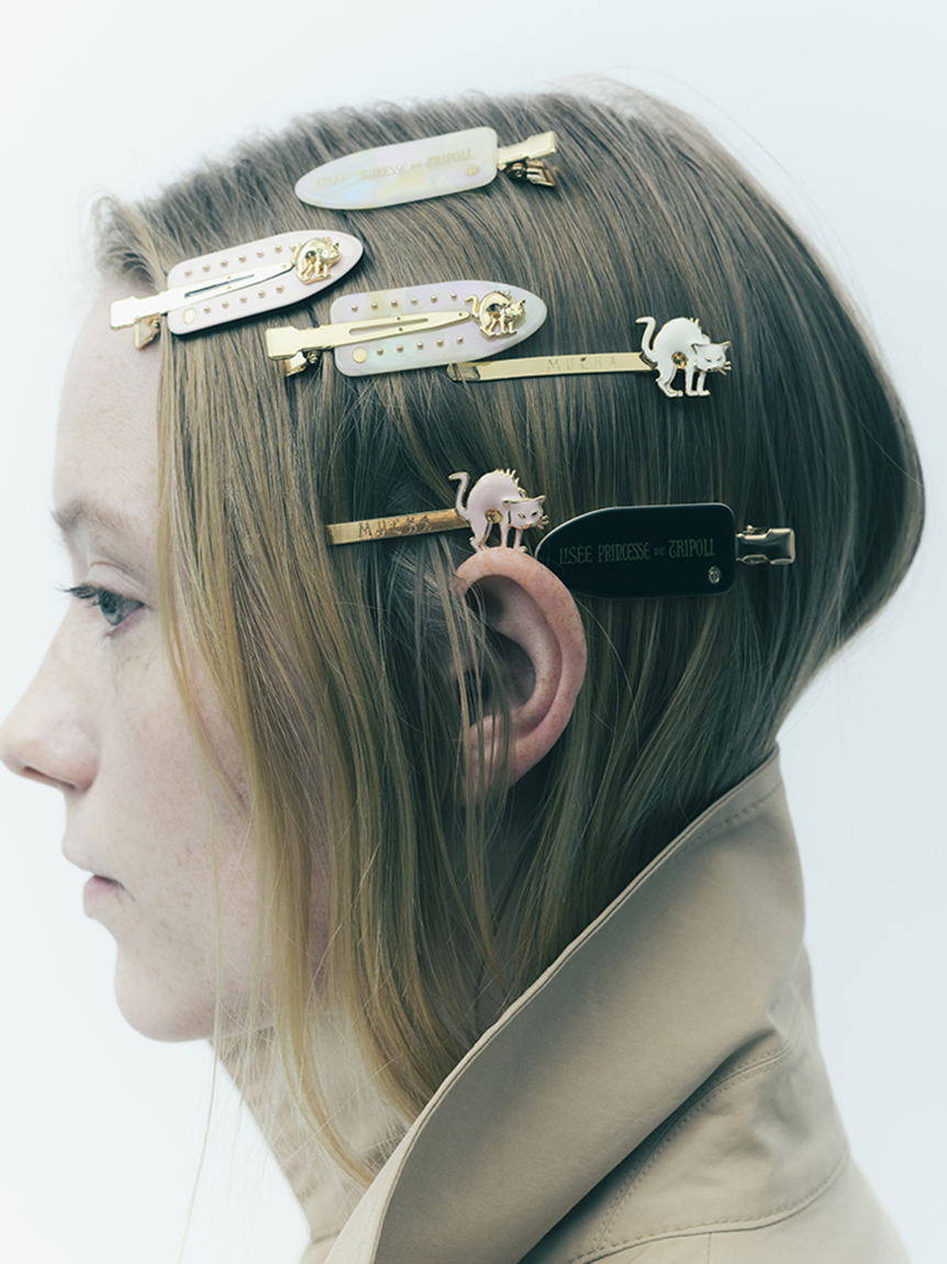 サイドヘアクリップ イルゼキャッツ(ヘアアクセサリー)｜ルームウェア