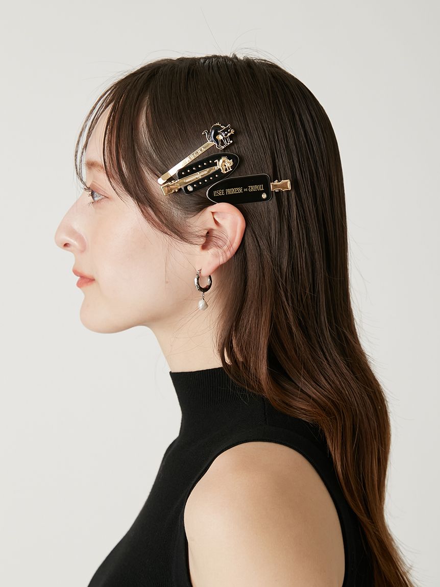 サイドヘアクリップ イルゼキャッツ(ヘアアクセサリー)｜ルームウェア