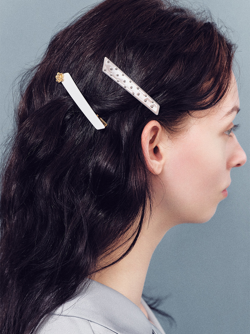 オンラインストア・有楽町限定】サイドヘアクリップ スタッズ(ヘア