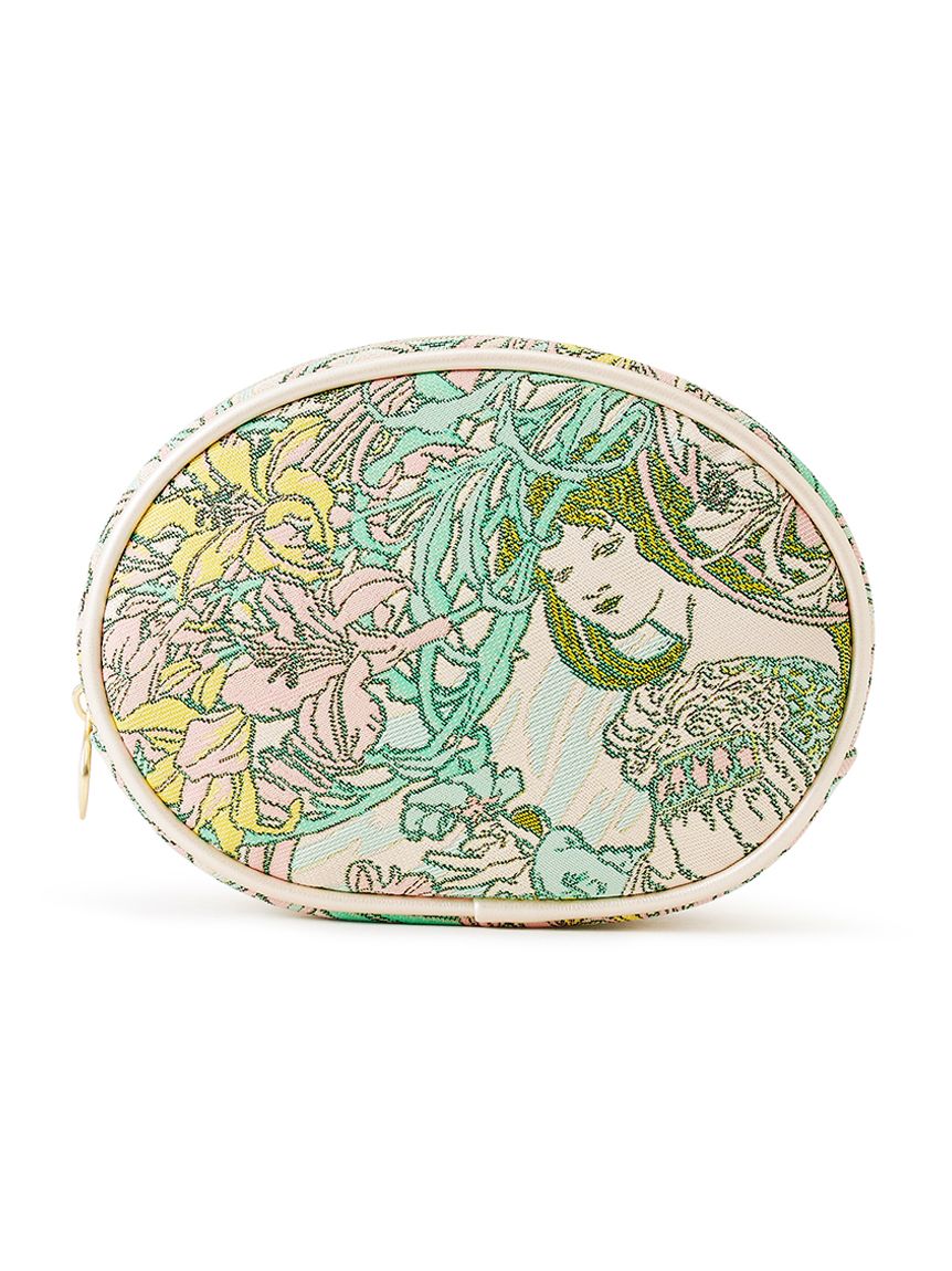 ジャガードオーバルポーチ 花言葉 1900(ポーチ)｜グッズ│MUCHA