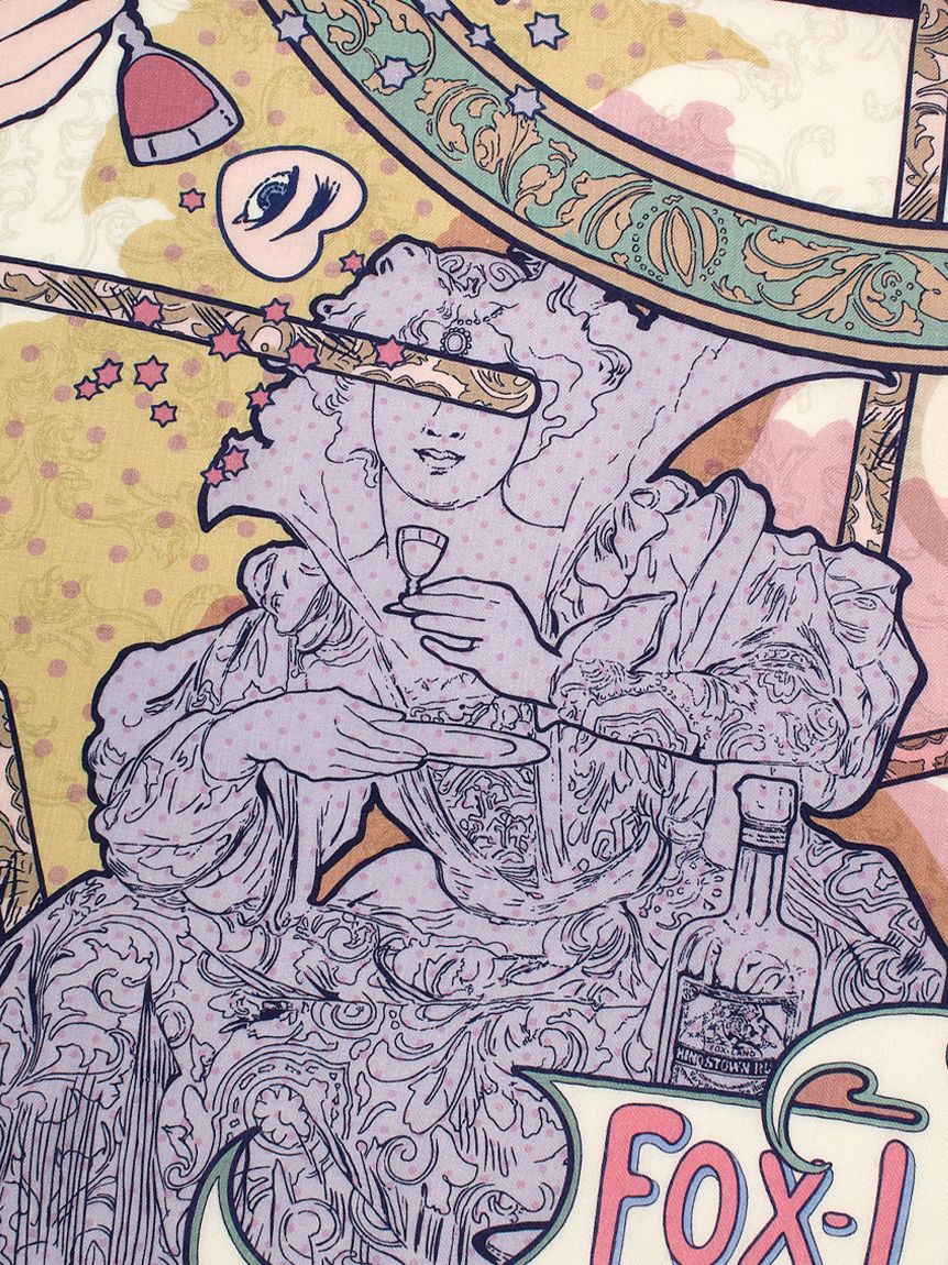 ウールシルクストール(スカーフ・バンダナ)｜グッズ│MUCHA（ミュシャ