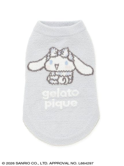 ジェラピケ サンリオハウス 【CAT＆DOG】　スムーズィープルオーバー　L gelato pique】【CAT＆DOG】スムーズィープルオーバー(ウェア