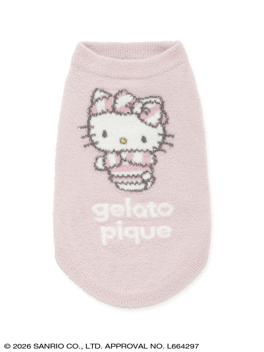 サンリオハウス/gelato pique/CAT＆DOGスムーズィープルオーバー gelato pique】【LADIES】スムーズィーセットアップ(ルームウェア