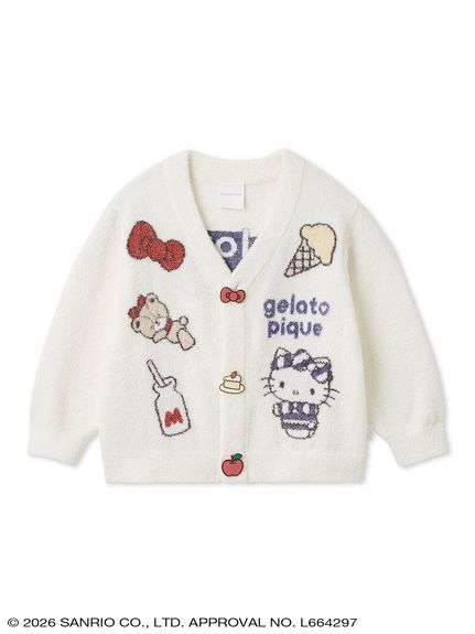 gelato pique】【KIDS】スムーズィーカーディガン(キッズ＆ベイビー