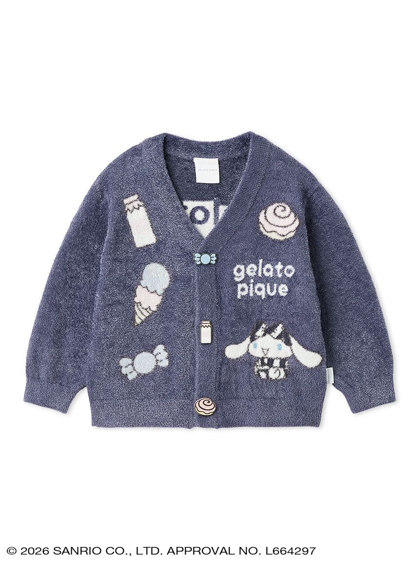Sanrio ジェラートピケ スムーズィーカーディガン ハローキティ gelato pique】【LADIES】スムーズィーカーディガン(ルームウェア