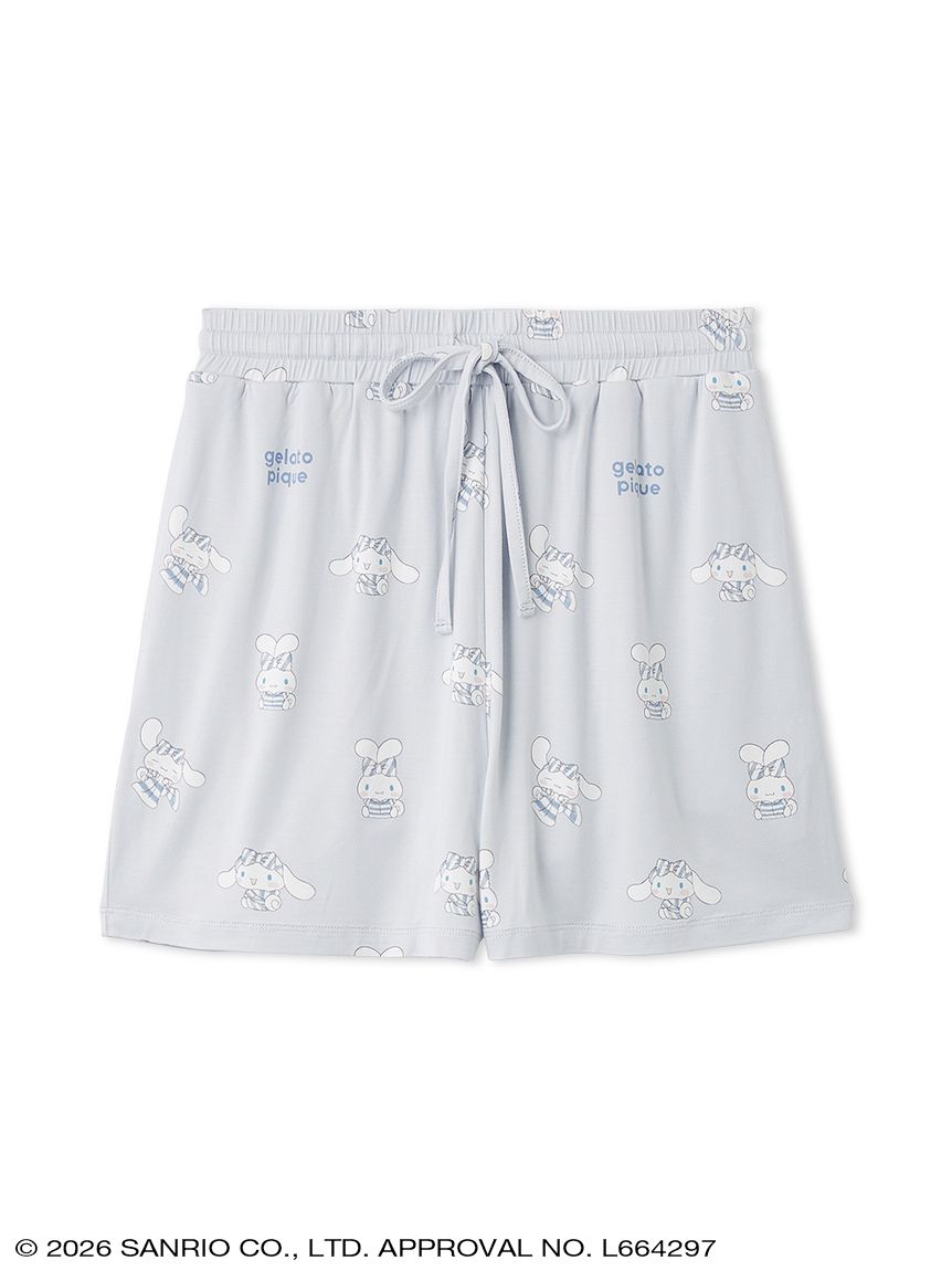 【gelato pique】【LADIES】総柄ショートパンツ　サンリオハウス sanrio house｜【gelato pique】【LADIES】総柄ショートパンツ