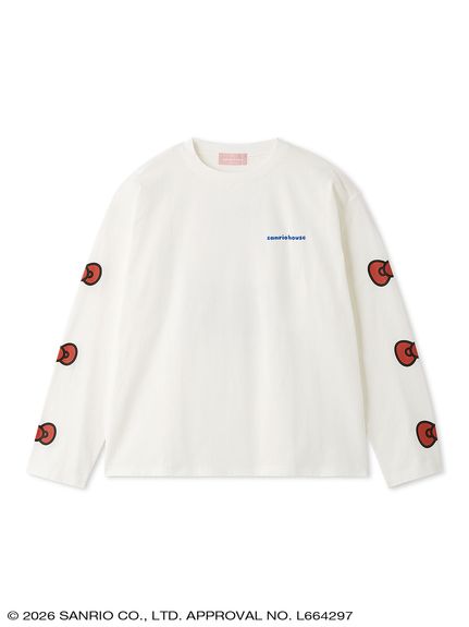 FCRB 22AW 美品 ロゴプリント クルーネック ロンT バックスタイルプリントクルーネックロンT(トップス) │sanrio house