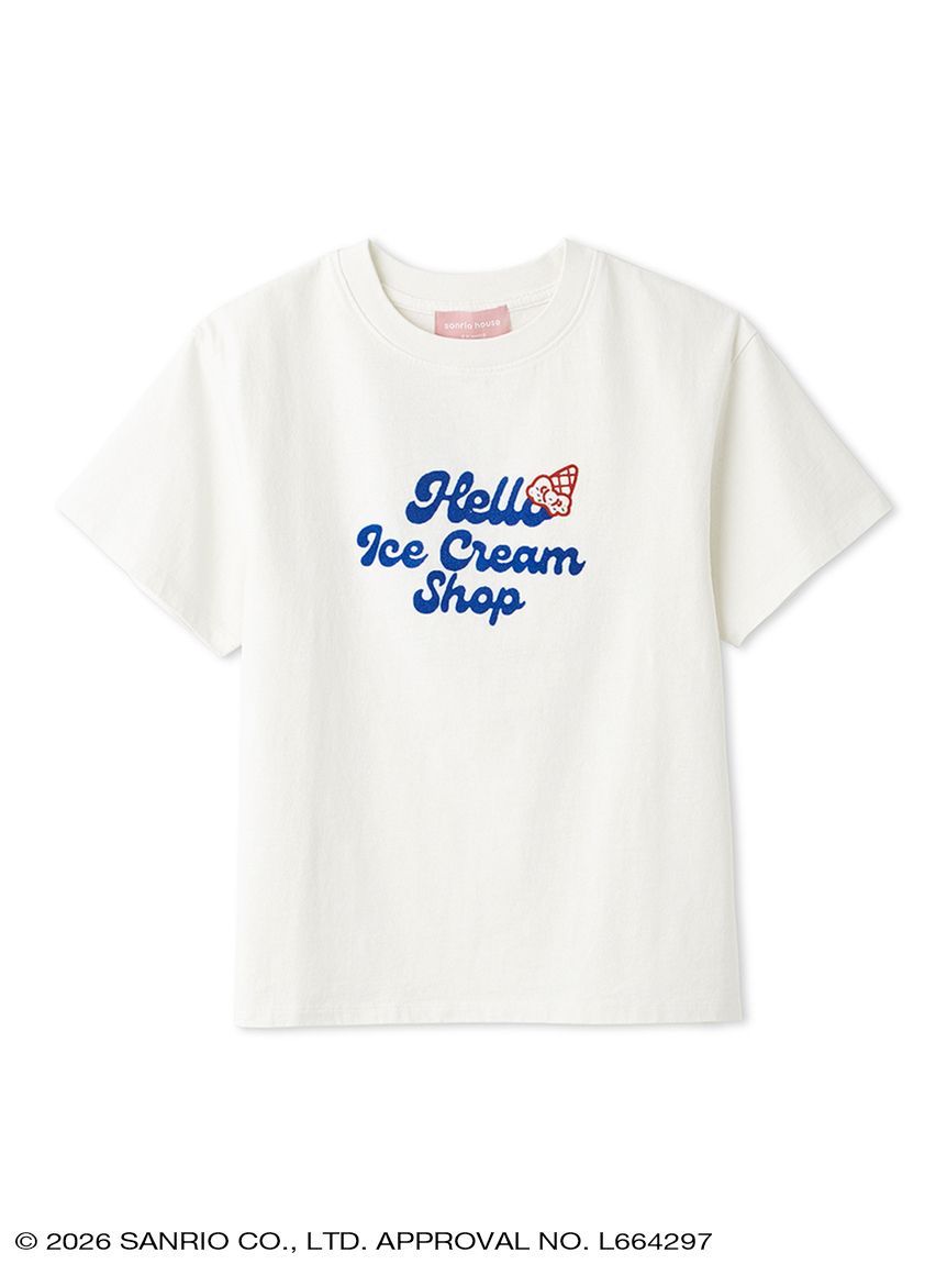 HELLO ICE CREAM SHOP 】クロップドTシャツ(トップス) │sanrio house