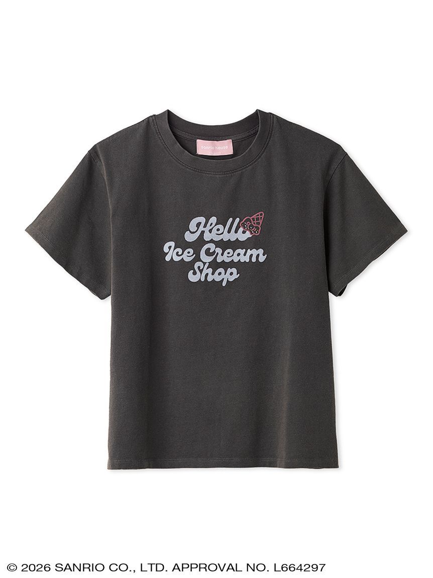 HELLO ICE CREAM SHOP 】クロップドTシャツ(トップス) │sanrio house