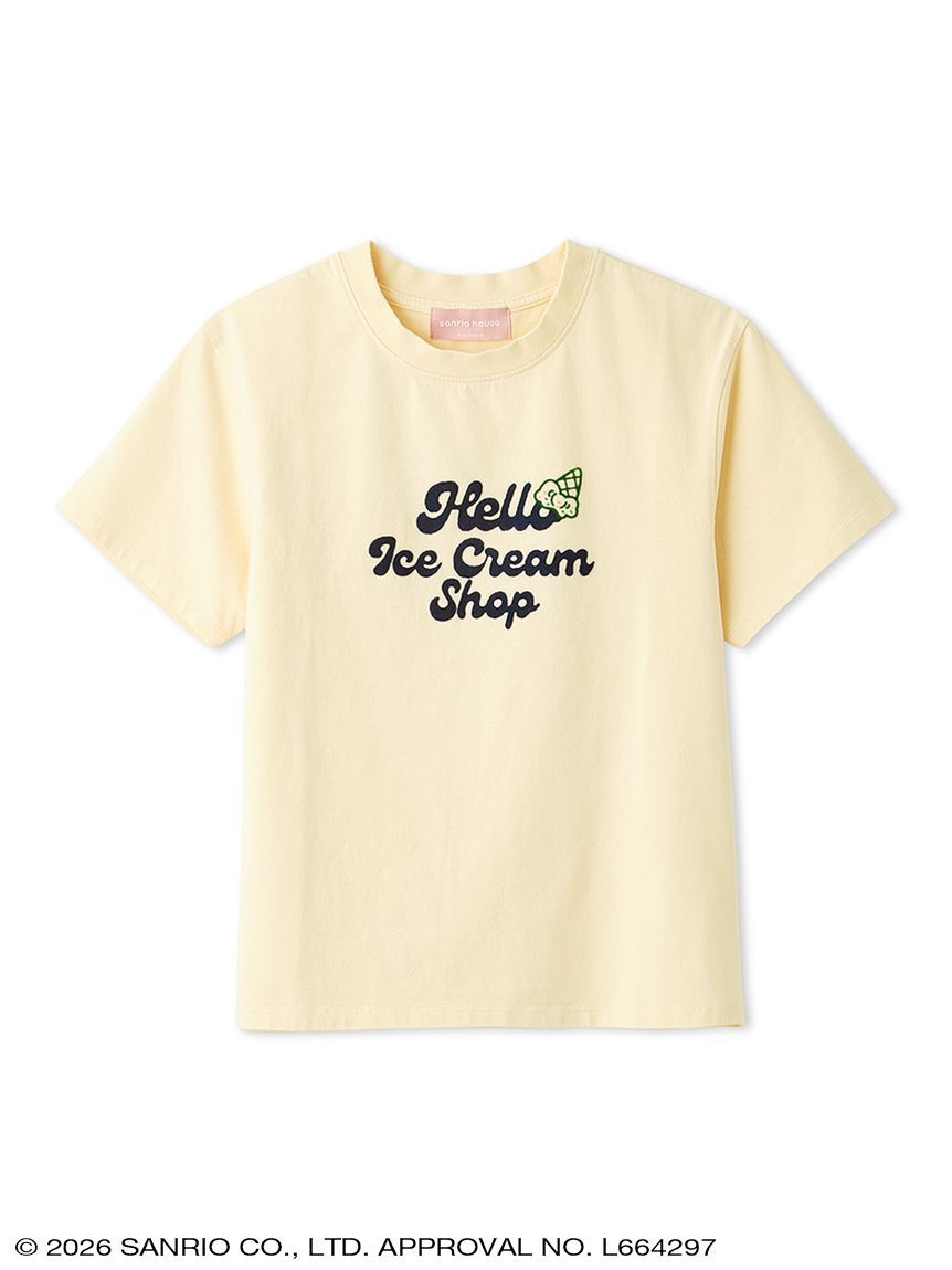 HELLO ICE CREAM SHOP 】クロップドTシャツ(トップス) │sanrio house