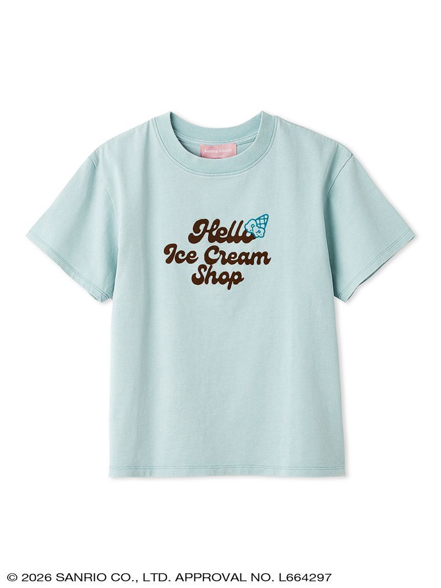 HELLO ICE CREAM SHOP 】クロップドTシャツ(トップス) │sanrio house