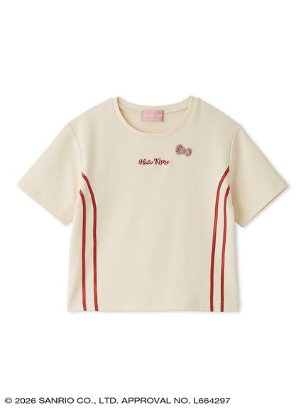ビジューモチーフラインミニTシャツ(トップス) │sanrio house