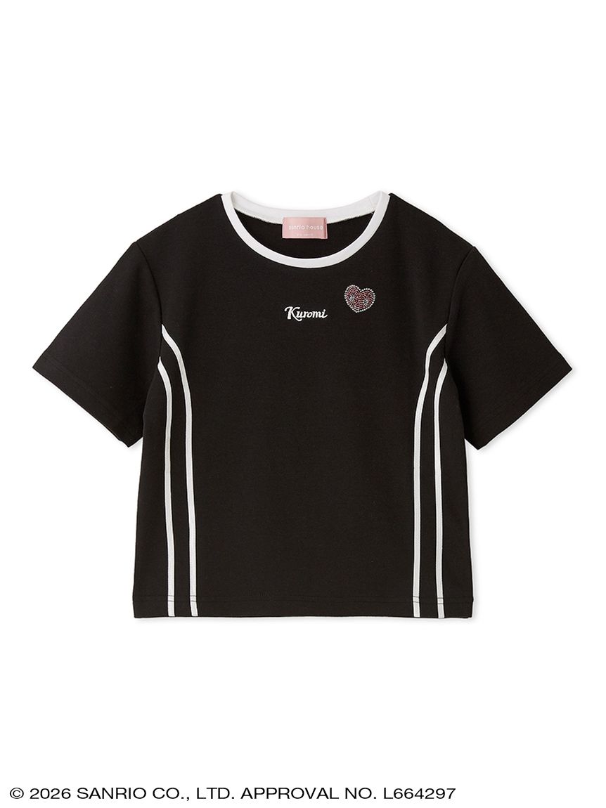 ビジューモチーフラインミニTシャツ(トップス) │sanrio house