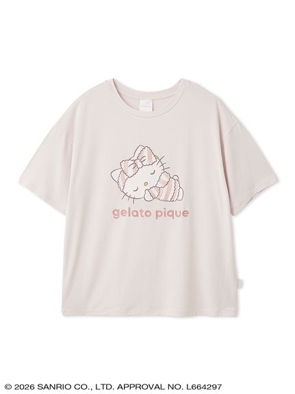サンリオ 【gelato pique】【LADIES】ワンポイントTシャツ gelato pique】【LADIES】ワンポイントTシャツ(ルームウェア・インナー