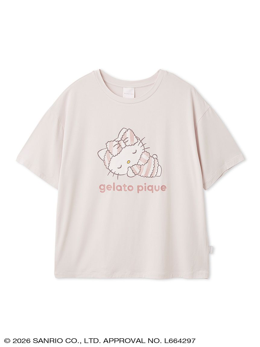 【gelato pique】【LADIES】ワンポイントTシャツ サンリオ gelato pique】【LADIES】ワンポイントTシャツ(ルームウェア・インナー
