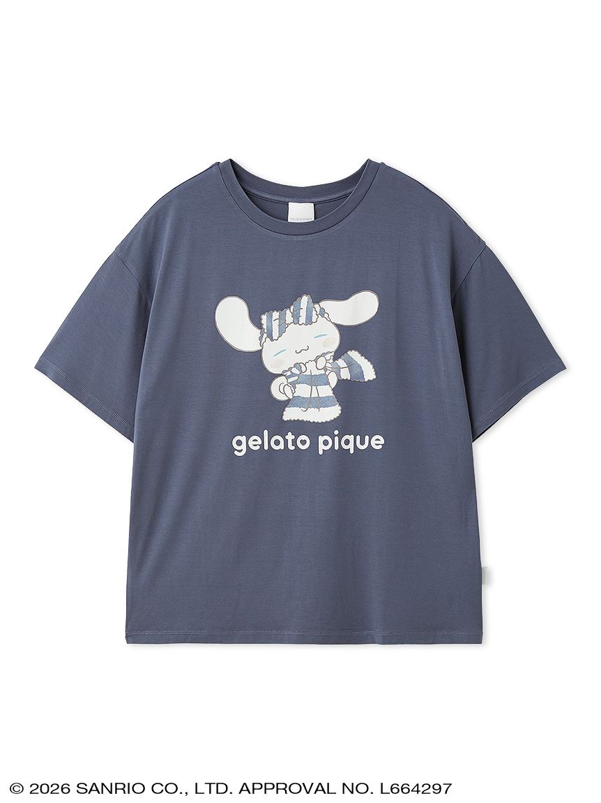 【最終値下げ】 sanriohouse ジェラピケ ワンポイントTシャツ キティ sanrio house｜【gelato pique】【LADIES】ワンポイントTシャツ