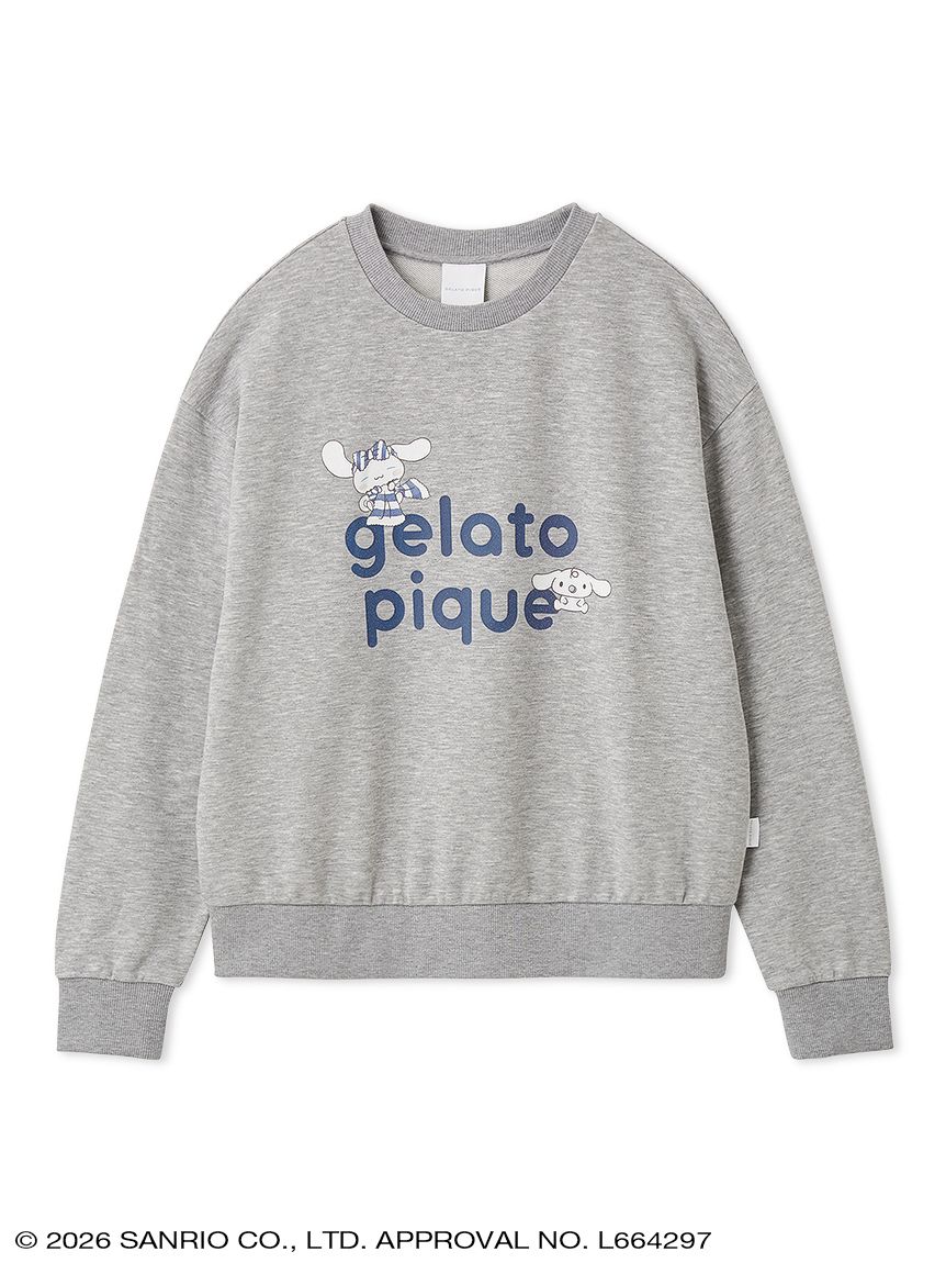 gelato pique】【LADIES】裏毛プルオーバー(ルームウェア・インナー