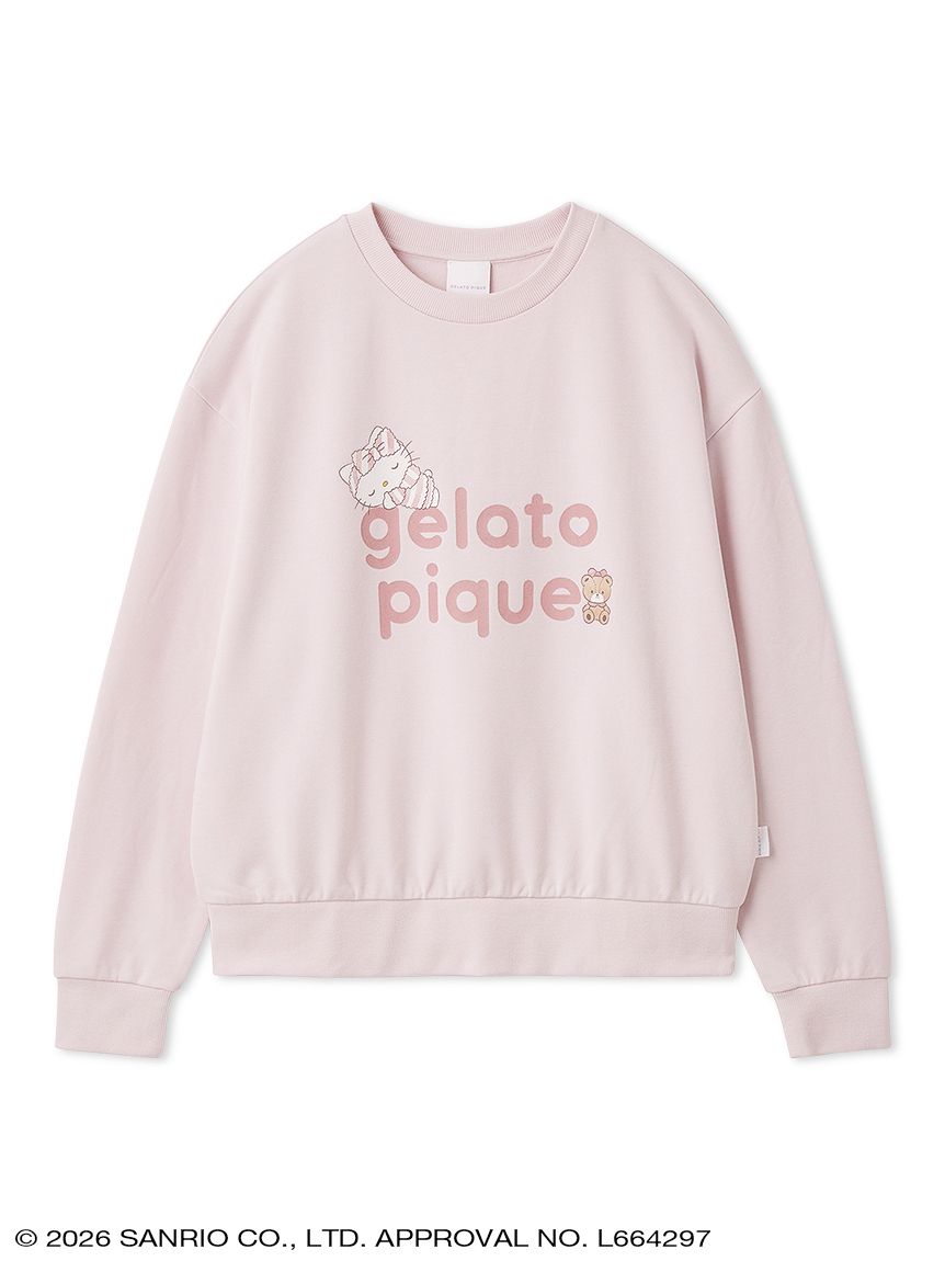 gelato pique】【LADIES】裏毛プルオーバー(ルームウェア・インナー