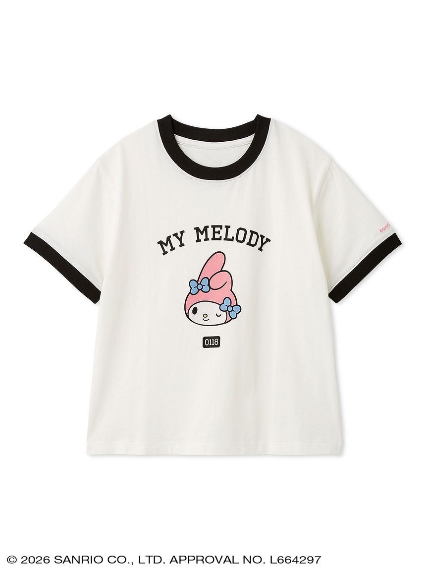 クロップド丈リンガーTシャツ(トップス) │sanrio house（サンリオ