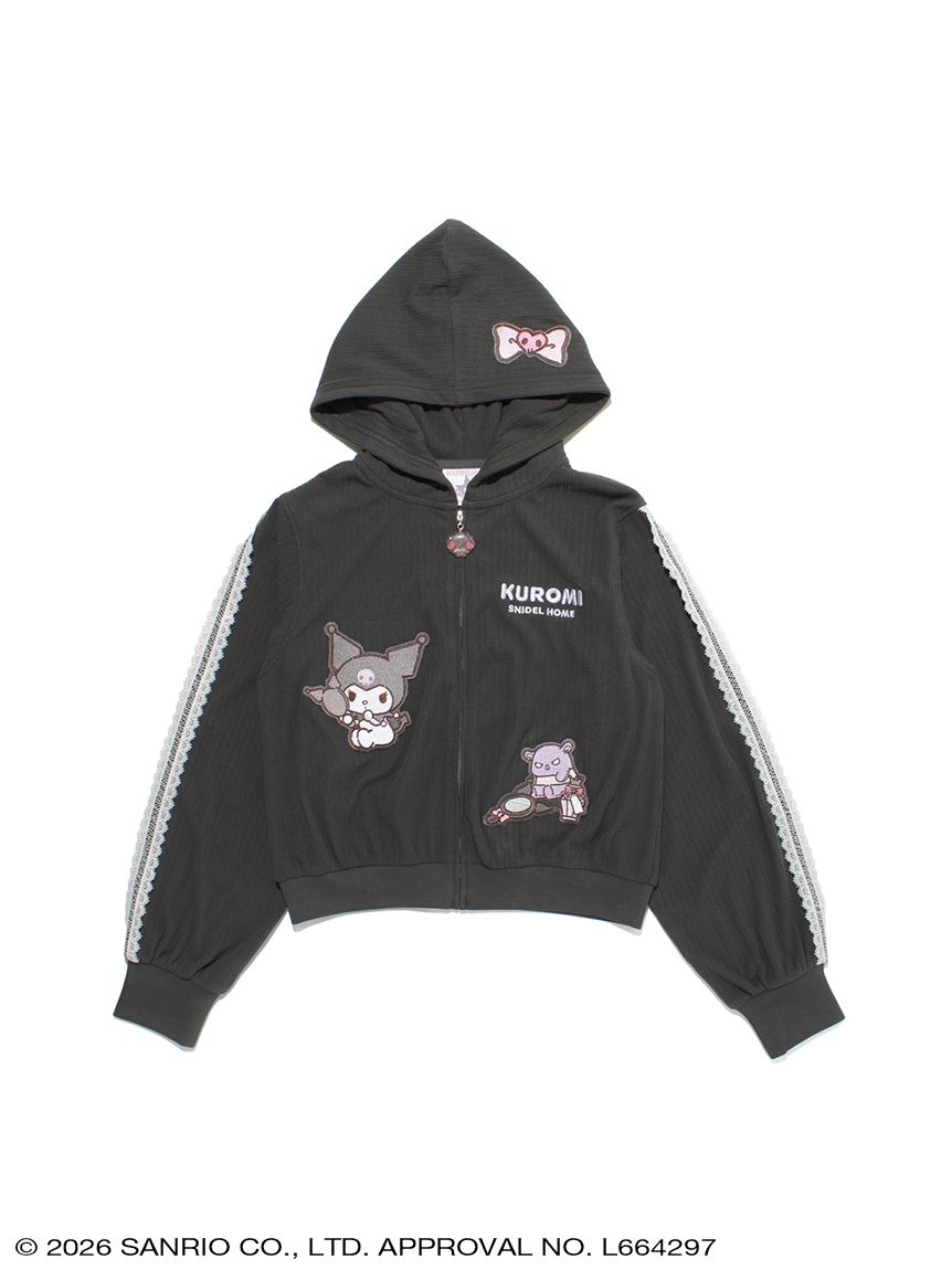 SNIDEL HOME】クロミ デザインカットパーカー(パーカー) │sanrio