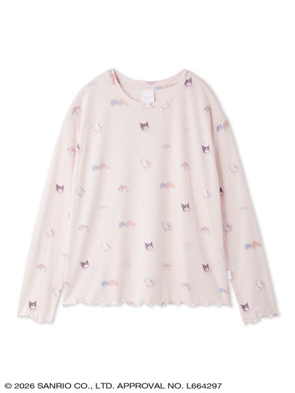 【gelato pique】【LADIES】総柄ロンT