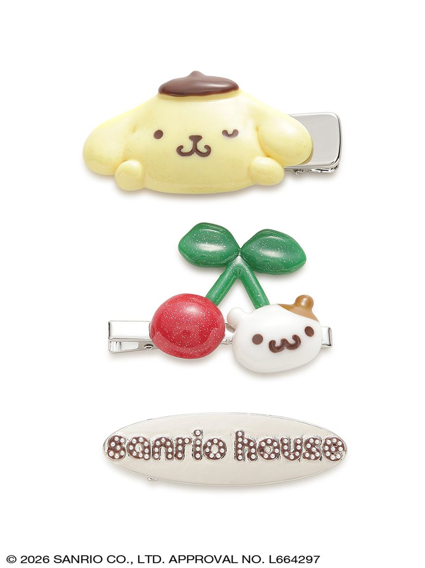 サンリオキャラクターズ モチーフヘアピン3セット(アクセサリー
