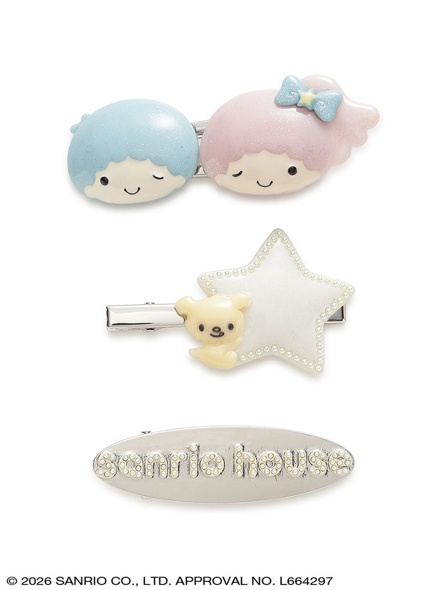サンリオキャラクターズ モチーフヘアピン3セット(アクセサリー