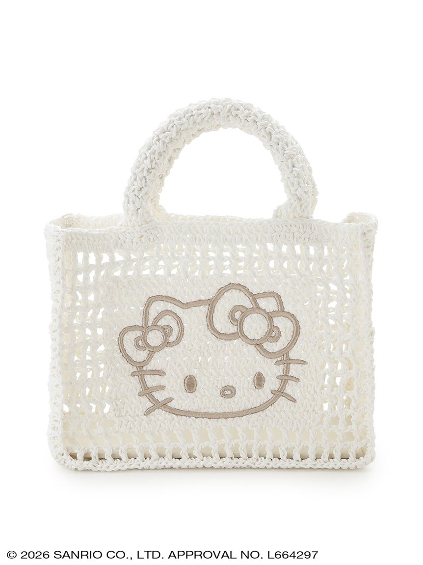 ONLINE限定カラーあり】ハローキティ ラフィアトートバッグ(バッグ