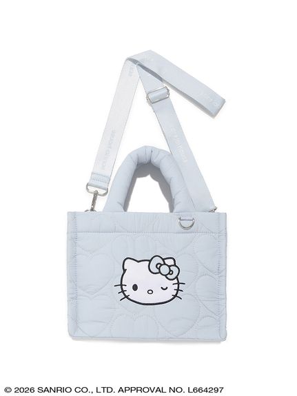 ハローキティ ２WAYハートキルティングバッグ