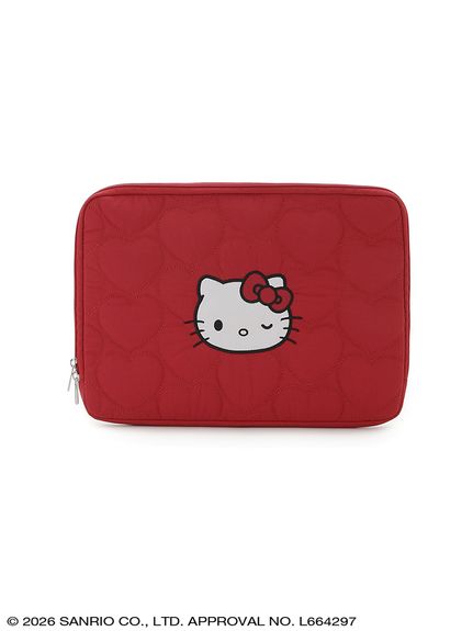 ハローキティ ハートキルティングPCケース