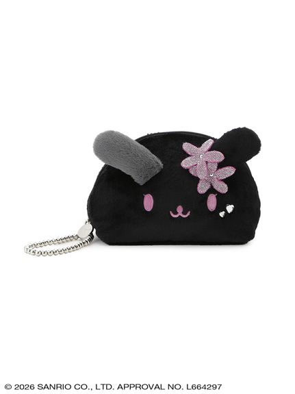未使用グッズ大量まとめ売りバッグ・ポーチ・フェイスポーチ・小物入れなど サンリオ PINK×BLACK】フェイスポーチ(ポーチ) │sanrio house（サンリオハウス