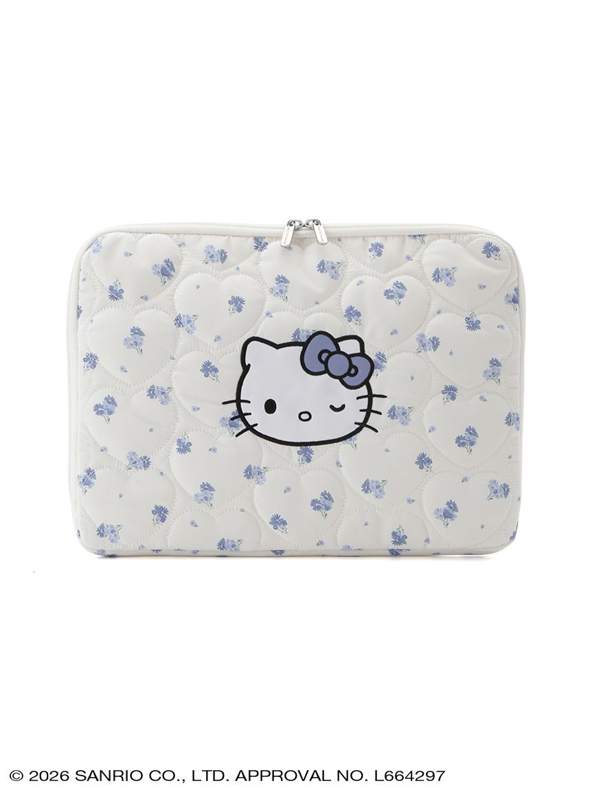 ONLINE限定】ハローキティ フラワープリントキルティングPCケース