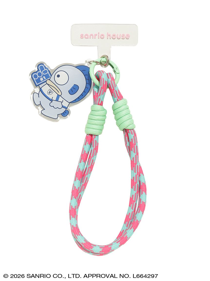 はぴだんぶい アクリルキーホルダー付きハンドストラップ(チャーム