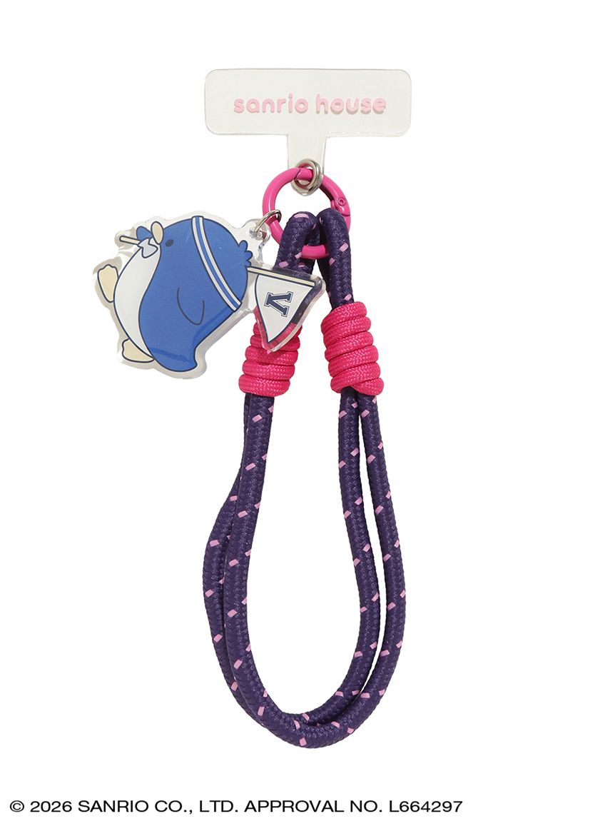 はぴだんぶい アクリルキーホルダー付きハンドストラップ(チャーム