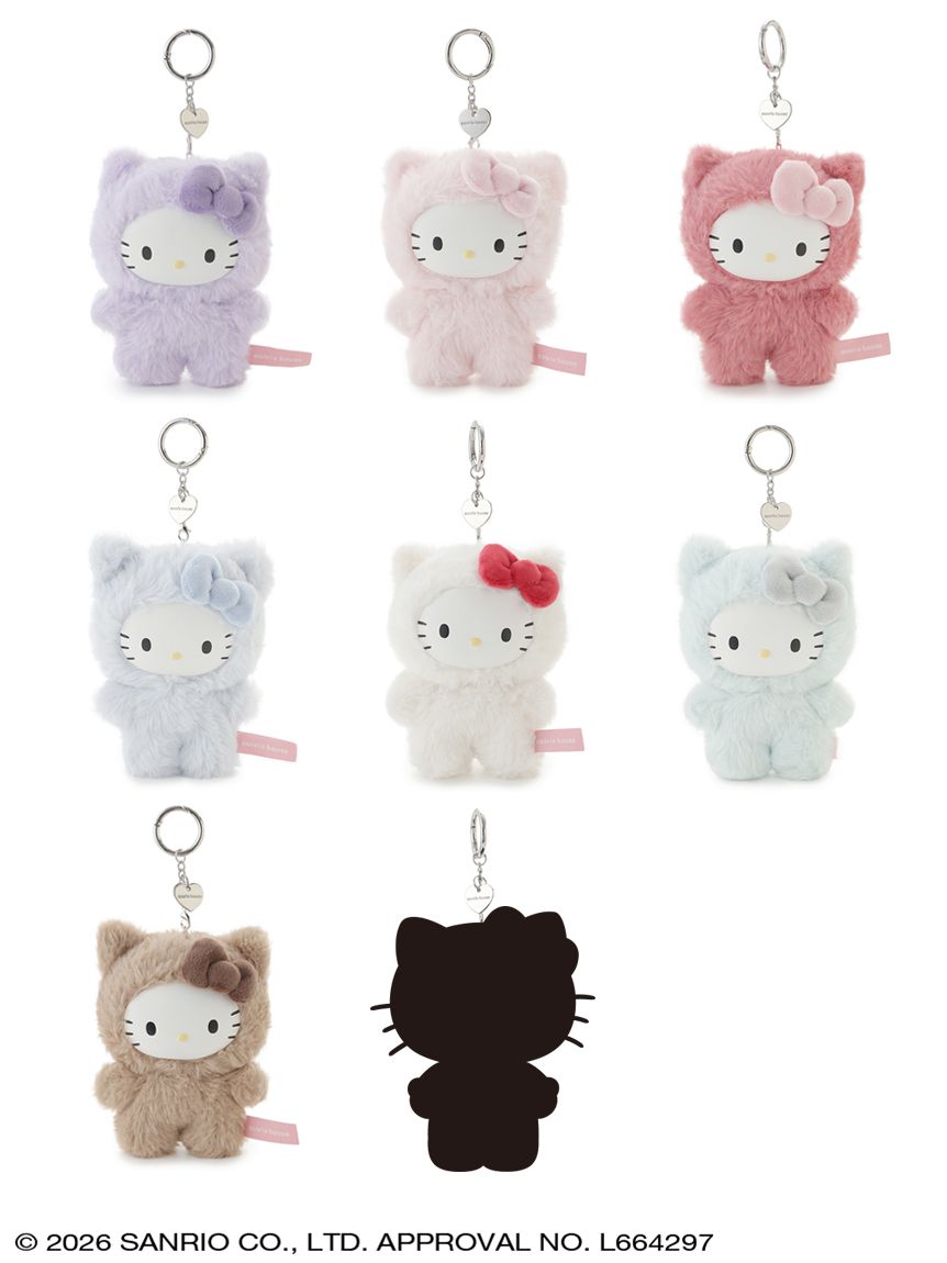 サンリオハウス　シークレットコレクション　フラッフィー　ハローキティ　soda sanrio house シークレットコレクション】フラッフィー ハローキティ
