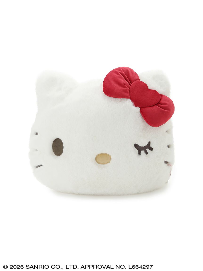 サンリオハウス　リボンウィンクフェイスファークッション　マイメロディ リボンウィンクフェイスファークッション(インテリア) │sanrio house
