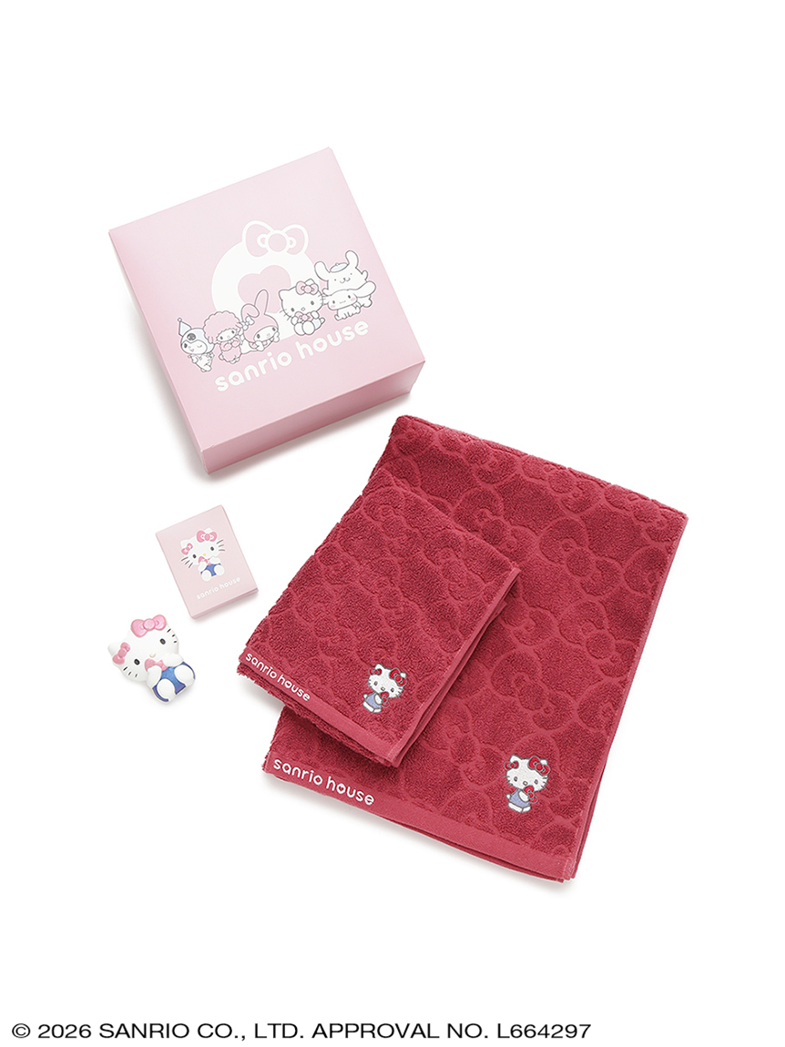 【ラッピング済み】バスタオル＆フェイスタオル＆バスボムセット