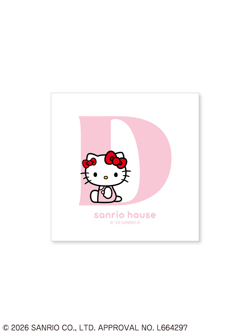 ONLINE限定】イニシャルステッカー ハローキティ(その他) │sanrio