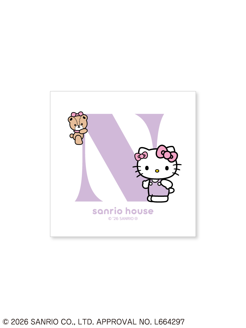 ONLINE限定】イニシャルステッカー ハローキティ(その他) │sanrio