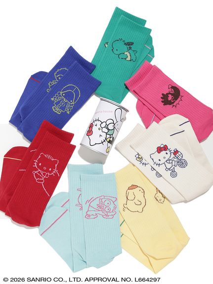 sanrio house シークレットコレクション】ランダム缶ソックス（全7種